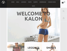 Tablet Screenshot of kalonclothing.com